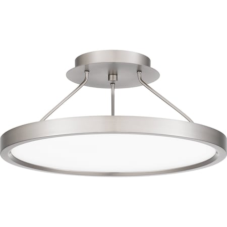 Quoizel Outskirts Semi Flush Led Light Brushed Nickel OST1815BN